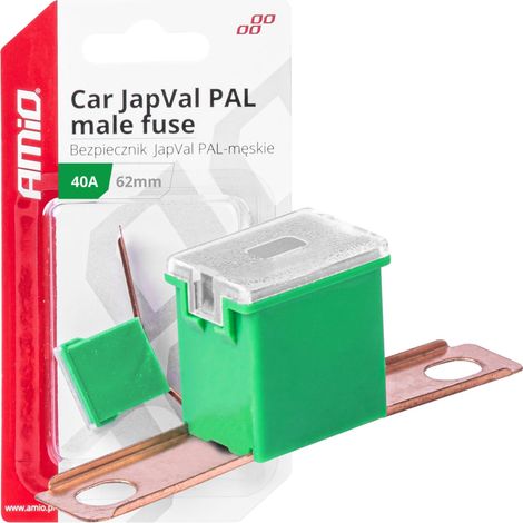 Fusible macho para coche Japval PAL de 62 mm y 40 A amio-03428 (1/4)