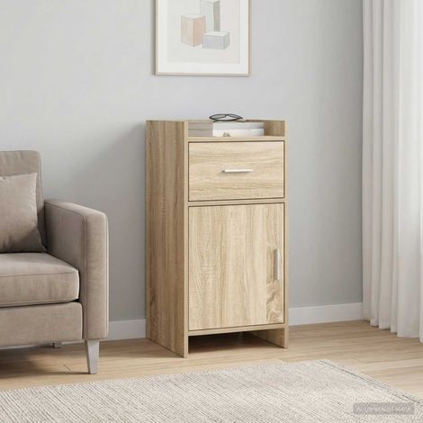 vidaXL Buffet Chêne Sonoma 40 x 36 x 80 cm Bois d'ingénierie (1/5)