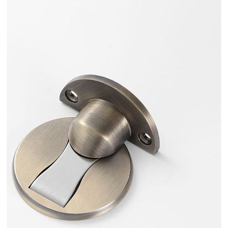 Promotion, Butée Porte Magnétique, Butée Porte Support Loquet Butoir Porte Métal, 304 Acier Inoxydable Résistant(1pcs,Bronze) (1/4)