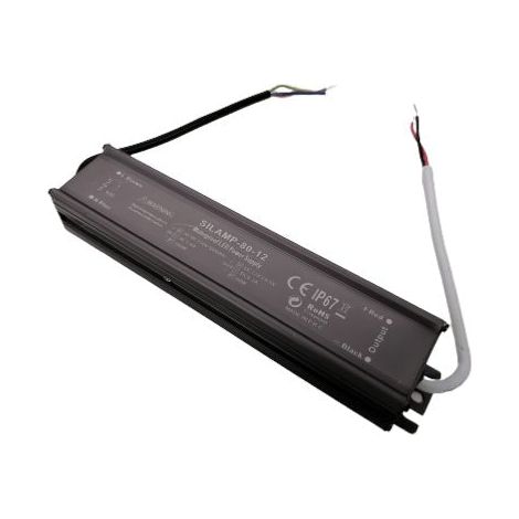 Transformateur 220V 12V IP67 80W DC 6.7A - SILUMEN (1/2)