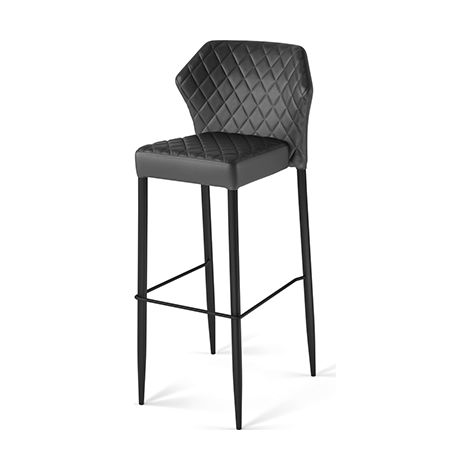 Tabouret de Bar Elégant Louis Revêtement en Cuir Synthétique Ignifuge - Lot de 12 - Veba (1/3)