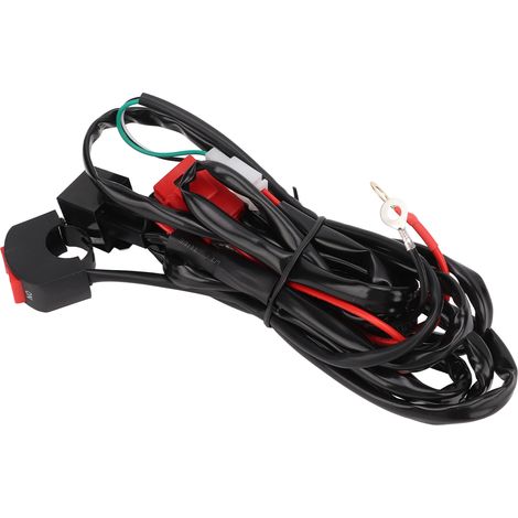 Stromkabel für LED-Arbeitsscheinwerferschalter für Motorräder, 12V 40A, kompatibel mit Offroad-Motorrädern, Quads und Elektroautos von 9 bis 32V. (1/5)