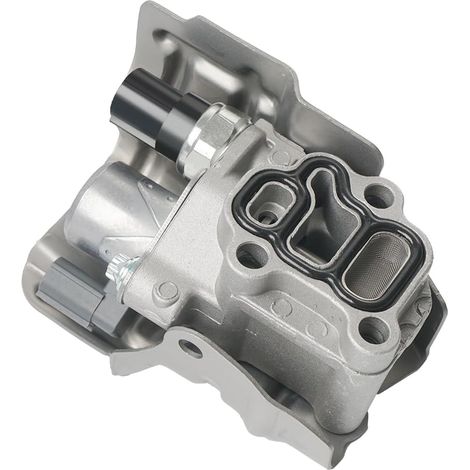 Vanne à bobine électromagnétique VTEC avec interrupteur de pression d'huile et joint Compatible avec 2002-2011 Honda Accord Civic CR-V Element Acura RSX L4 2.4L Remplace 15810-RAA-A03, 15810-PNE-G01