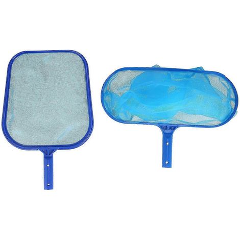 Ensemble de filet à feuilles pour piscine, écumoire de piscine multifonctionnelle, portable et durable en plastique, adaptée aux piscines et aux étangs. (1/4)