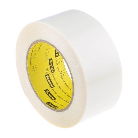 Adhésif PE, 50mm x 0.28mm 3M Transparent, Scotch 5423, +110°C ( Prix pour 1 )