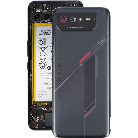Glass battery back cover for Asus ROG Phone 6 with NFC/LED flex cable (1/4)