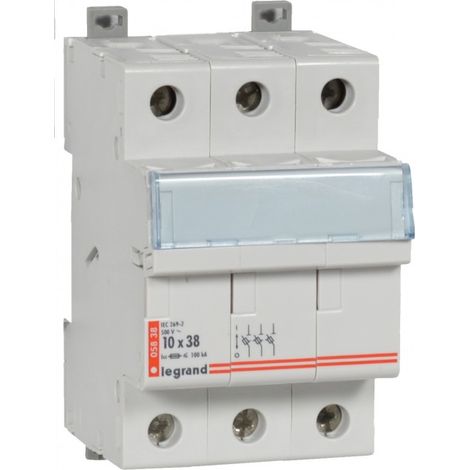 LEGRAND 005838  Cortacircuitos seccionable T0 3P LEXIC