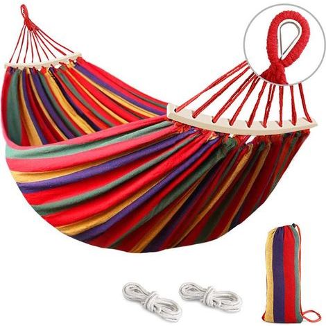 Double hammock, Cotton, 280 x 150 cm, multicolored (1/5)