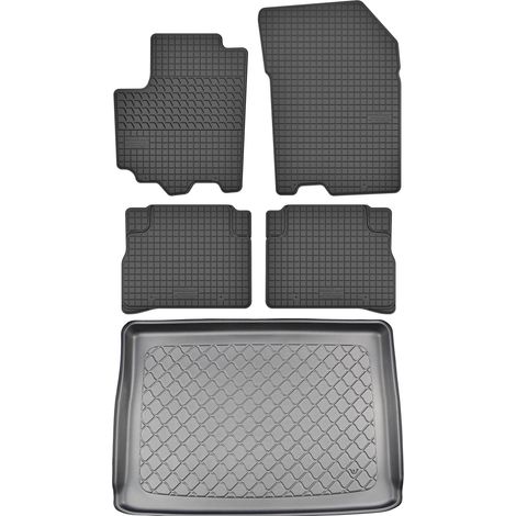 Set di tappetini in gomma per auto e tappetino per bagagliaio per Suzuki Vitara II Crossover dal 2019 al marzo 2020.