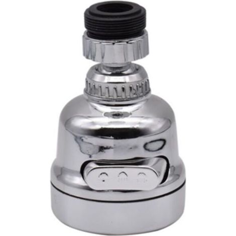 Embout de cuisine Super Jetto Aérateur de robinet Embout robinet universel de cuisine avec rotation 360 Economiseur d'eau Avec 2 modes d'écoulement Jet puissant/perle Installation (1/5)