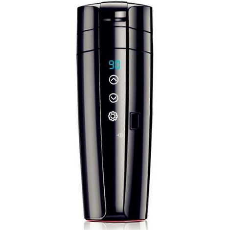 Tasse chauffante intelligente pour voiture, bouilloire électrique en acier inoxydable à isolation thermique, commande tactile LCD, mug de voyage (1/5)