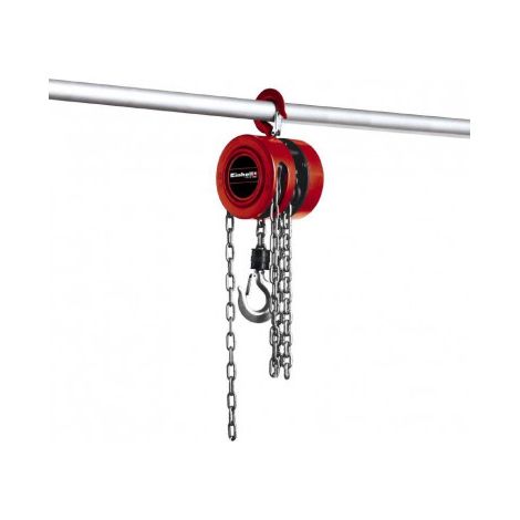 Einhell TC-CH 1000 Polipasto de cadena rojo y plata 1000 kg (1/5)