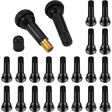20 Pièces TR413 Valve Tubeless Valve Auto Universal Valves de Pneus (1/5)