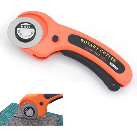Coupeur Rotatif 45mm, Kit de Cutter Rotatif de Couture,Coupeur de Patchwork,pour Artisanat Couture Outil (1/5)