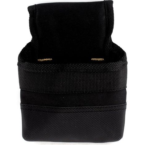 Sac rangement en nylon noir pour travaux électriques, 19 cm x 14 2,5 (1/3)