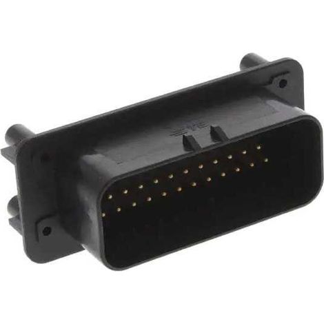 Connettore AmpSeal femmina 35 vie nero da circuito stampato senza guarnizione