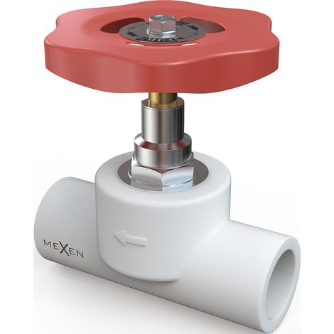 Mexen PPR geschweißtes Absperrventil für PPR-Rohre 20 x 20 - W97352-20-00 (1/2)