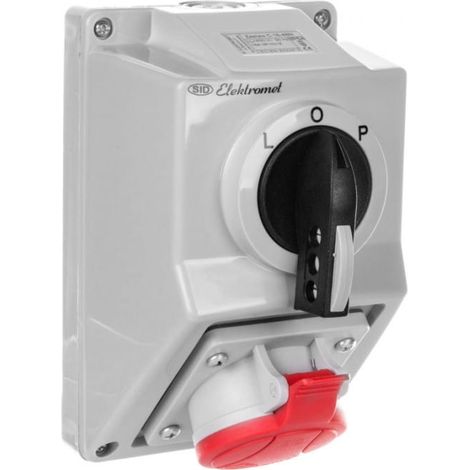 Kit di installazione con sezionatore L-O-P 1x16A 5P 400V C16-48N IP54 971609