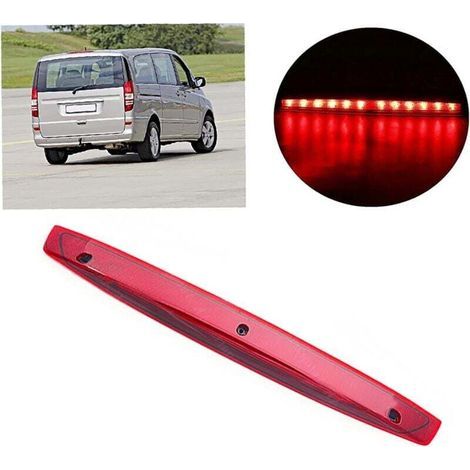 Feu Stop arrière Haut pour Mercedes W639 Vito Viano 2003-2015 A6398200056 (Rouge) (1/4)