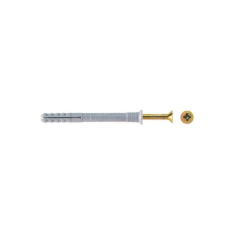 Tassello a percussione edm NS nylon grigio 6 mm 40 mm