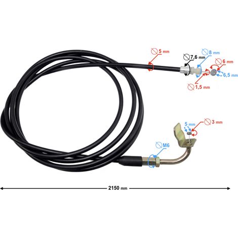 Cable de bloqueo del maletero para scooter B-Max (1/3)