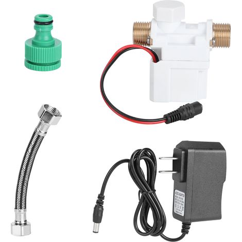 Électrovanne d'Arrosage Automatique - ABS - Filetage 20mm - Buse Atomisante Micro pour Jardin et Agriculture - Kit Complet avec Tuyau (1/5)
