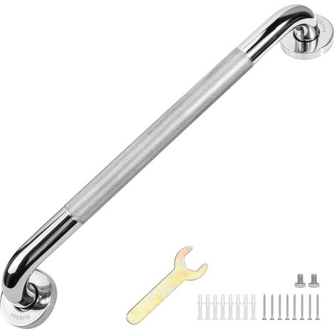 Barre d'Appui Douche, Inox, Antidérapante,50cm Barres d'Appui de Salle de Bain,pour Douche, Baignoire, Anti Rouille (1/5)