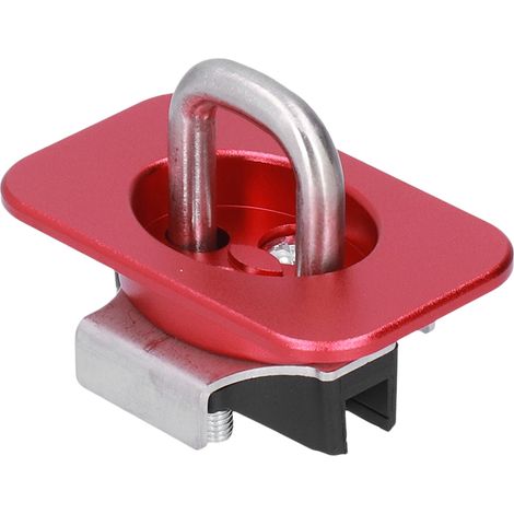 4pces Anneaux de Taureau Acier Inoxydable Ancrages Latéraux de Benne Camion Remplacement F150 2015-2021 Rouge (1/5)