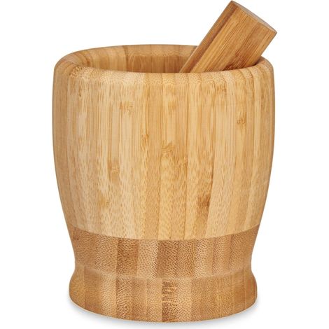 Mörser aus Holz SOLIS, Ø 11 cm (1/3)