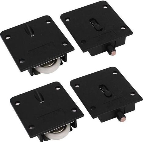 2Pcs roulette porte coulissante placard armoire rouleaux (1/2)