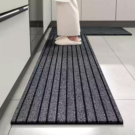 Tapis D'Entrée - 50 x 80 cm - Base En Caoutchouc PCC Antidérapante - Surface En Matériau SBS Résistant Aux Taches - Pour Intérieur Et Extérieur (1/5)