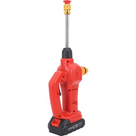 Nettoyeur haute pression sans fil étanche IPX7, alimenté par batterie, avec buse rotative à 180° pour voitures, terrasses et clôtures. Prise UE 100-240 V. (1/5)