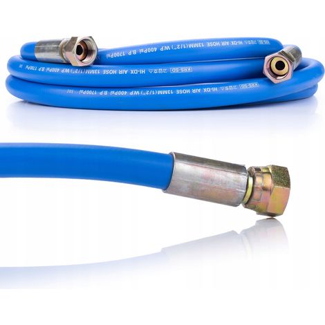 Tubo Alta Pressione 5m – 400/1700 Psi  Diametro 1/2"  Compatibile con Agregati Tynkarskie Rosfix Blue Dragon BD57/BD41