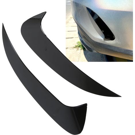 Fahrzeugmodifikation: Benz GLE Coupé C292 AMG-Line Heckstoßstangen-Canards (ein Paar, links und rechts) in glänzendem Schwarz (ZST-088) (1/5)