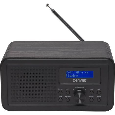 Denver DAB-30BLACK Personal Digital Radio Schwarz (1/4)