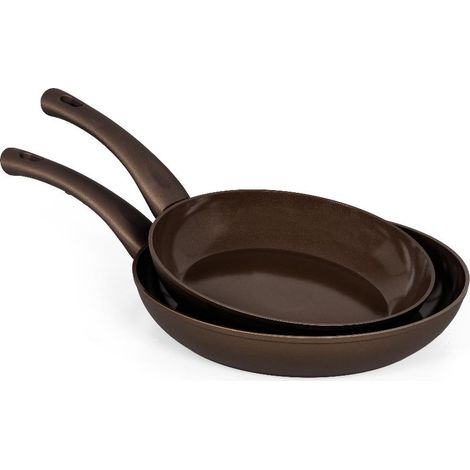 Set 2 Padelle Antiaderenti ad Induzione GreenLife 24 + 28 cm (1/2)