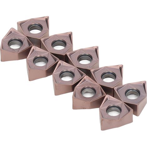 10 plaquettes de tournage en carbure revêtues pour tour CNC DIY, outils de coupe du bois WNMU080608EN-GH (1/5)
