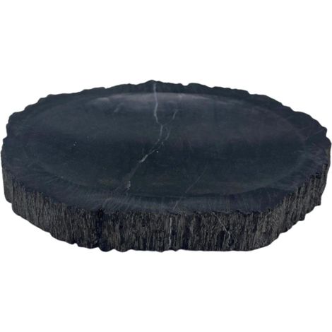 Porte-savon noir en bois pétrifié- Vendu par 1