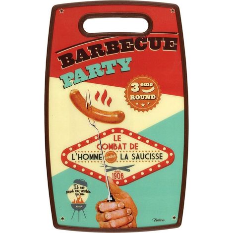 Planche de coupe - Barbecue Party