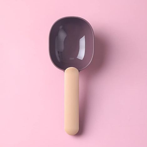 MINKUROW Cuchara De Alimentación Para Mascotas, Cuchara De Comida Para Perros, Pala De Comida Para Perros, Cuchara De Comida Para Gatos, 1 Pieza (Rosa) (1/4)