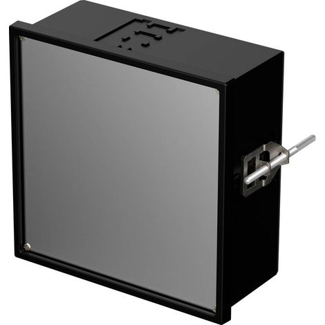 Bopla NGS 9806 UNINORM-EINSCHUBG. Boîtier à encastrer pour tableau de commande 144 x 144 x 64 noir ( (1/3)