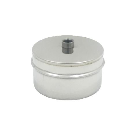 TAPPO CHIUSURA IN ACCIAIO MASCHIO CON SPURGO- Diam. 140- DK- pezzi 1