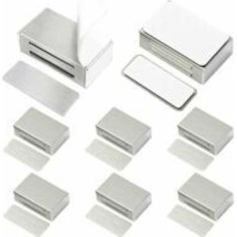 Selbstklebende Schranktürmagnete, 8er-Pack, verbesserte magnetische Türverschlüsse, keine Schrauben, kein Bohren erforderlich, für Küchenschränke, starker magnetischer Schubladenverschluss