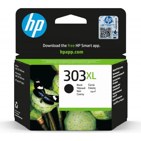 HP Inc. HP 303XL Schwarz Tintenpatrone 12ml (T6N04AE)