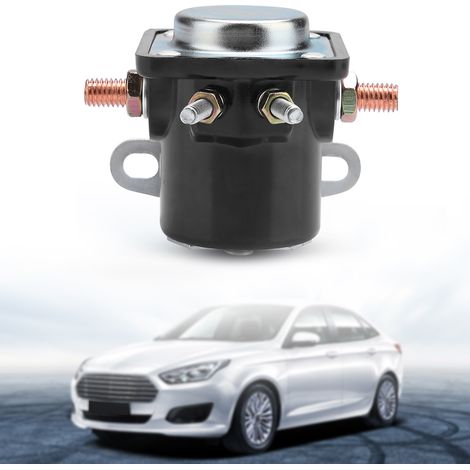Commutateur relais solénoïde démarreur 12V CC 4 bornes robuste pour réfection voiture camion Ford (1/5)