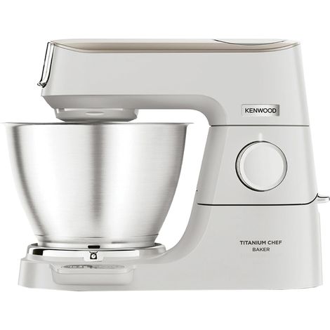 Kenwood 5L Titanium Chef Baker Stand Mixer White