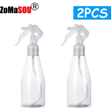 (200 ml, lot de 2) Flacon pulvérisateur à gâchette de 200 ml en plastique pour le nettoyage, l'arrosage et le parfum. Flacon vide pour la cuisine et le jardinage. (1/5)