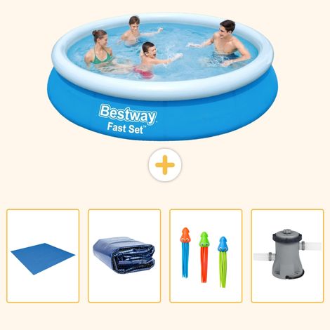 Bestway Bestway Fast Set Ronde - 366x76 cm - 5-pièces S46 (1/5)