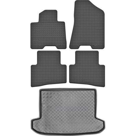 Hyundai Tucson II SUV (2015–2020) – SET: Gummifußmatten + Kofferraummatte