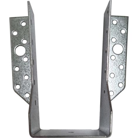 Simpson Strong Tie – Sabot de charpente pour solives ailes extérieures – Acier galvanisé – Longueur 320mm – Largeur 64mm – Hauteur 128mm – Epaisseur 2mm